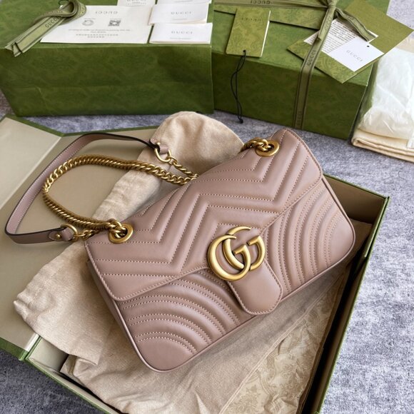 "Gucci GG Small Marmont Matelasse Shoulder Bag " - Picture 1 of 9